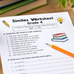 Similes Worksheet for Grade 4
