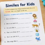 Similes for Kids Worksheet