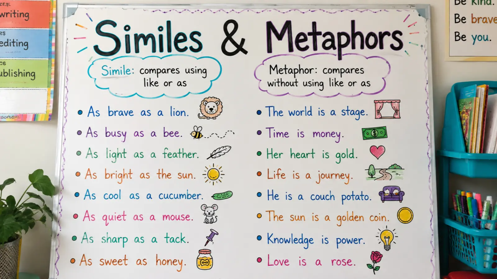 Anchor Chart for Similes
