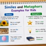 similes and metaphors examples for kids