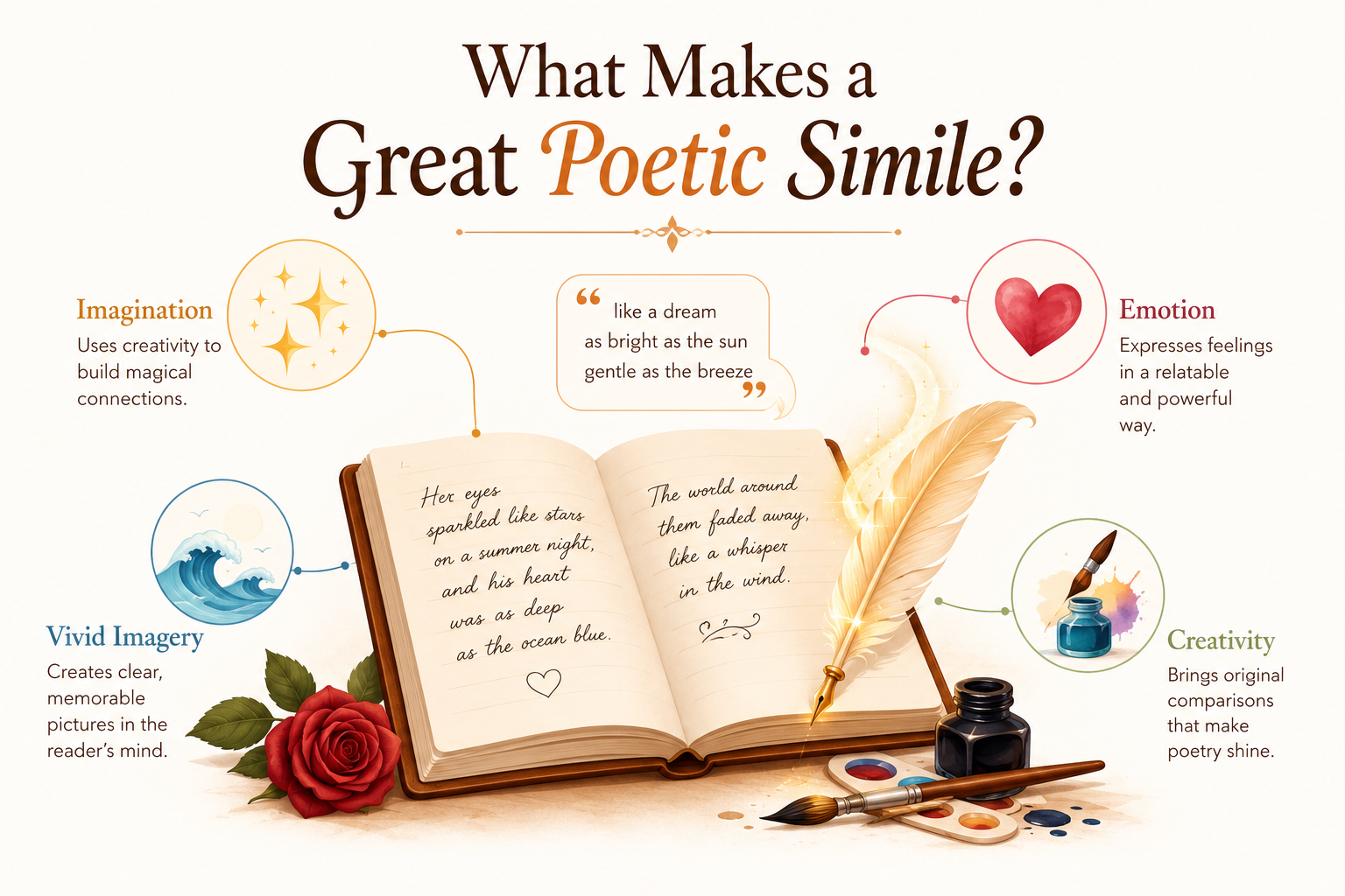What Makes a Great Poetic Simile?