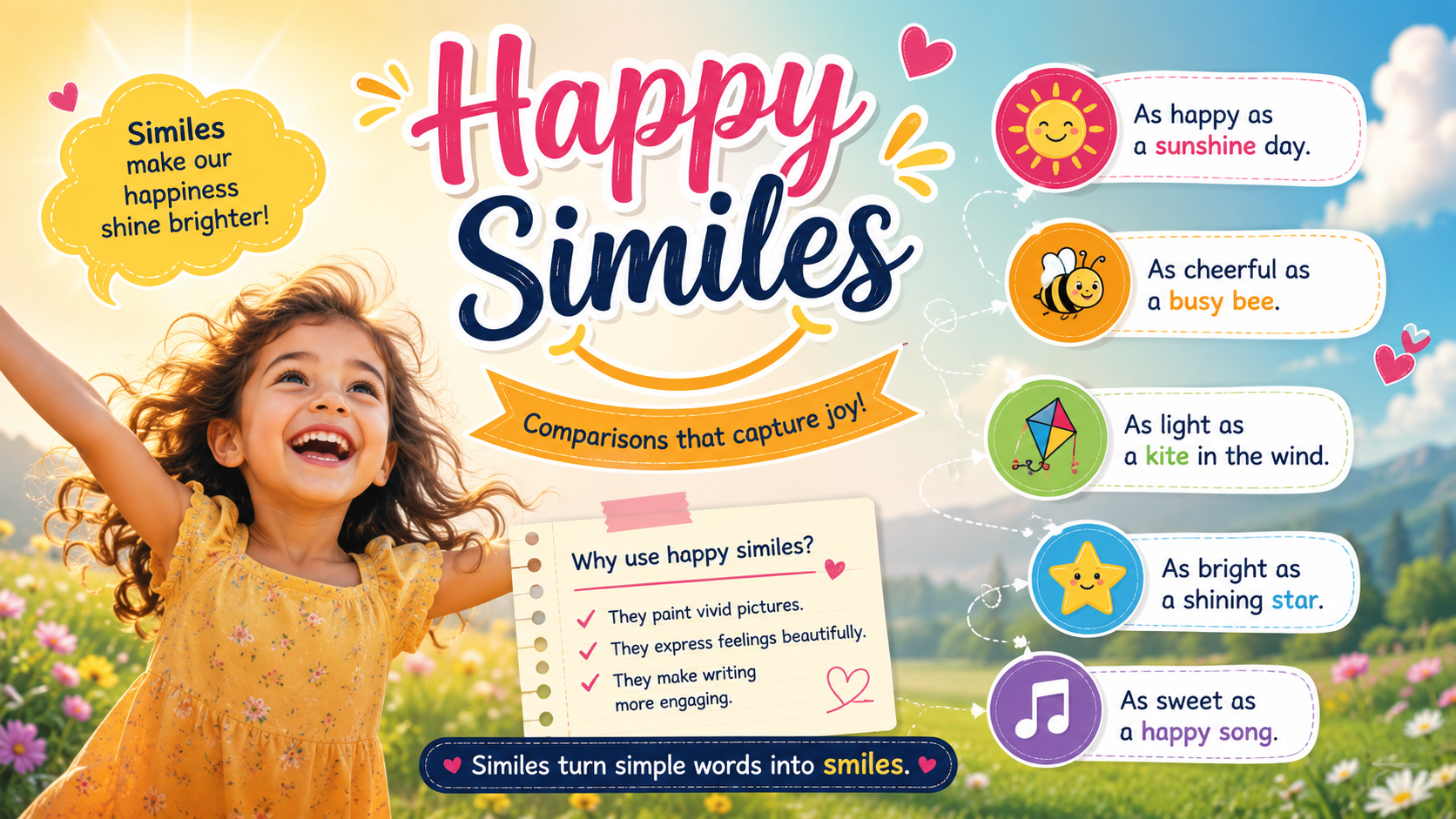 Happy Similes