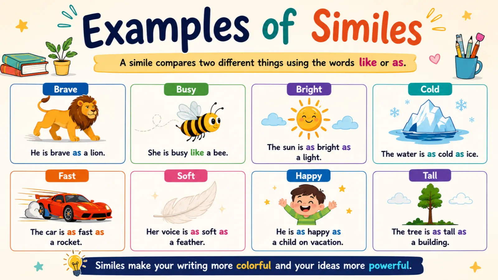 Examples of Similes