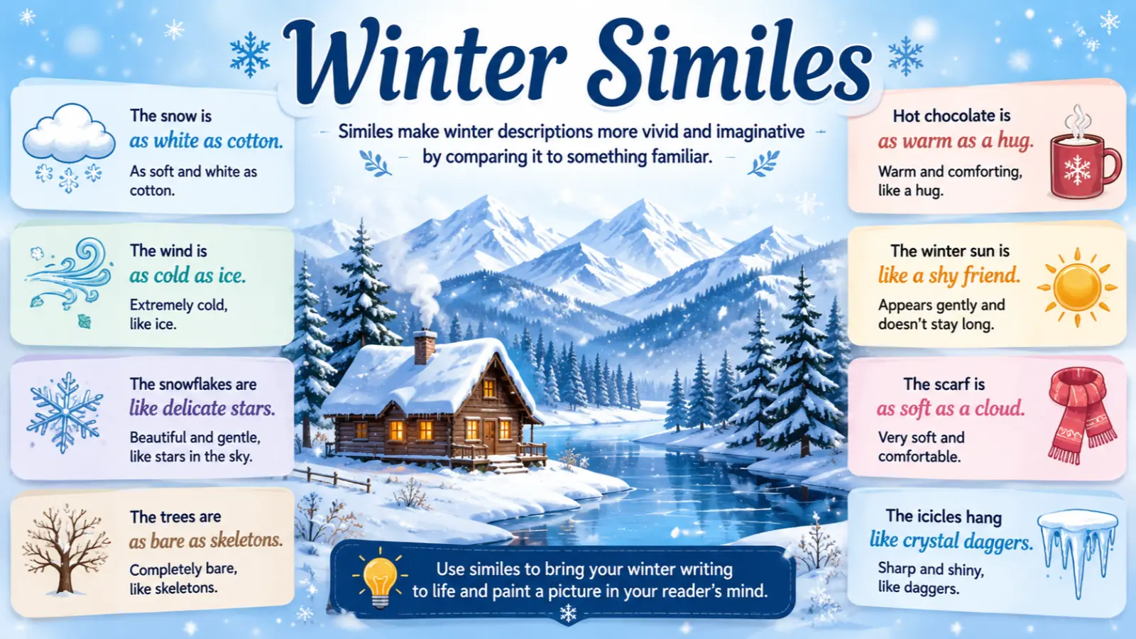 Winter Similes