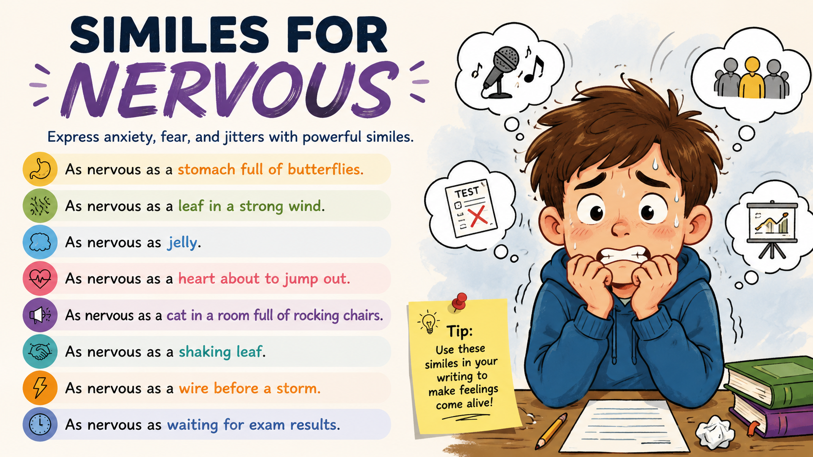 Similes for Nervous
