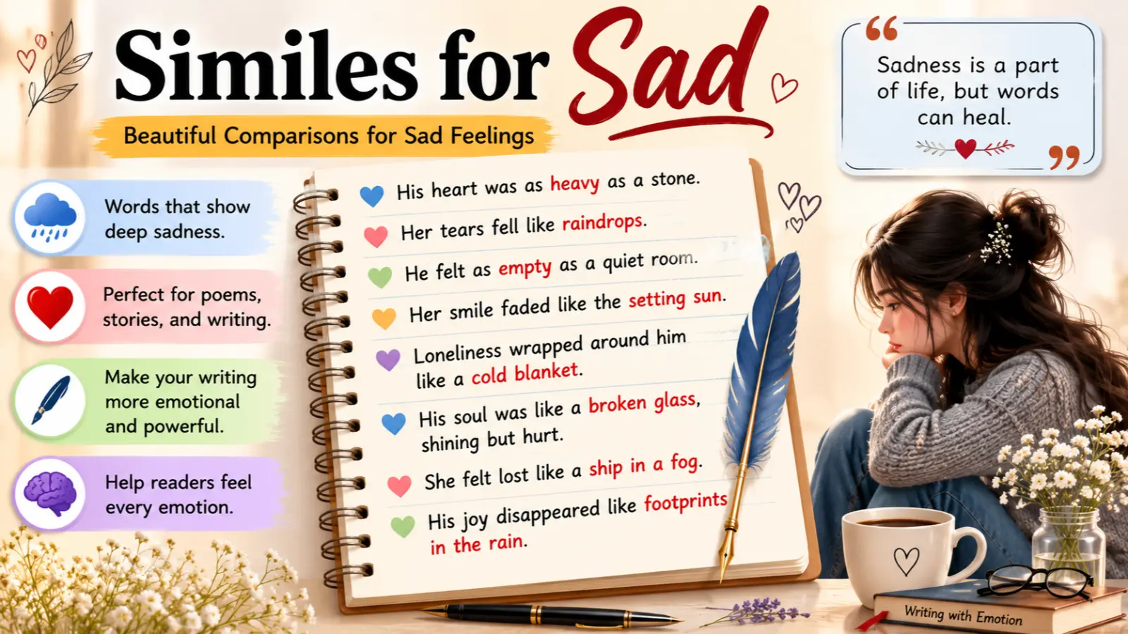 Similes for Sad
