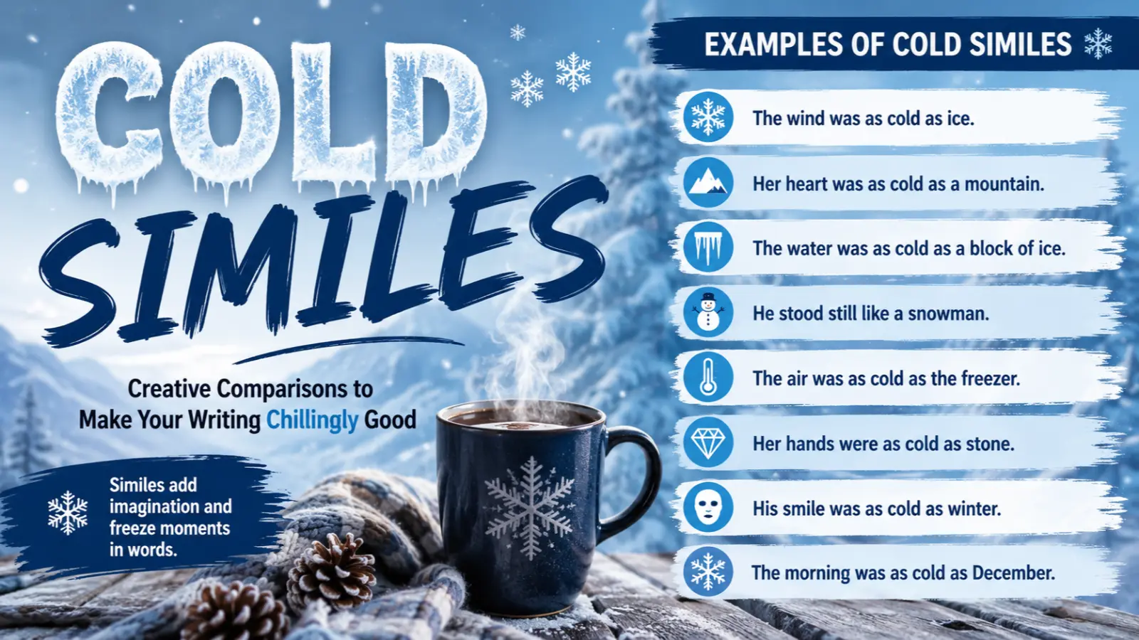 cold similes