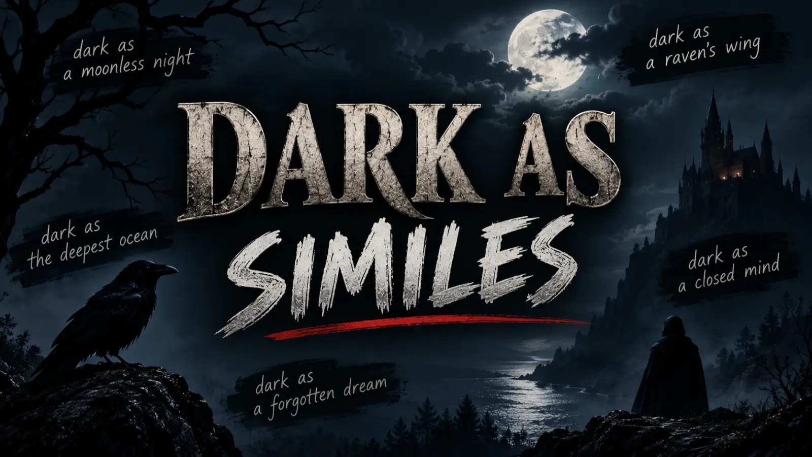 dark as similes