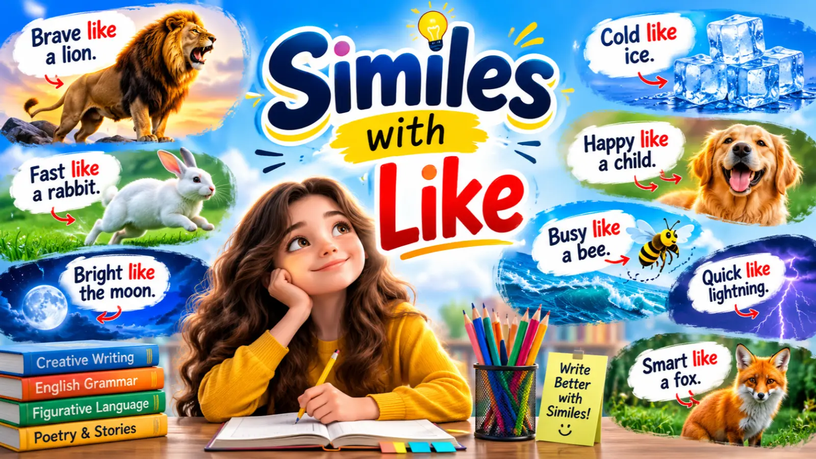 similes with like