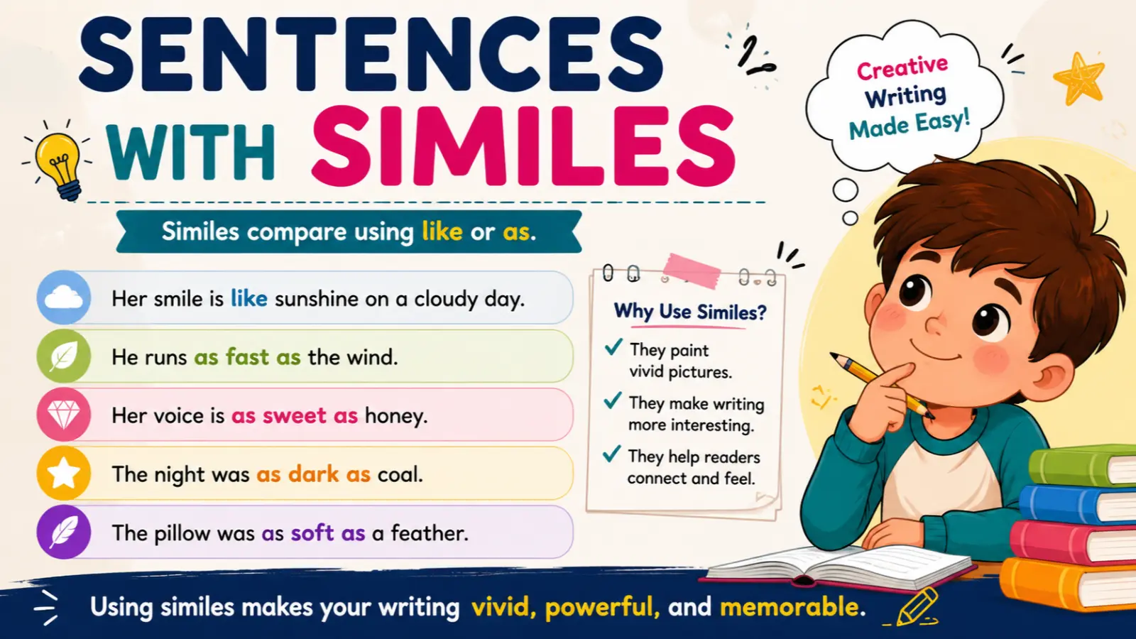 Sentences with Similes