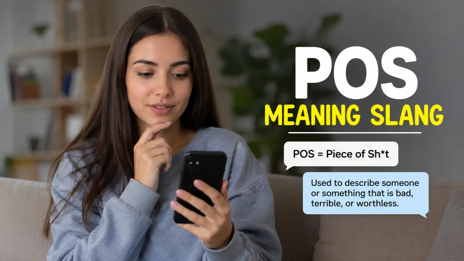 POS Meaning Slang