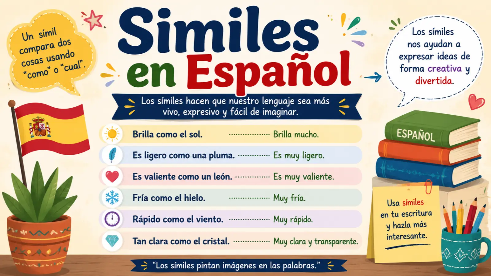 Similes en Espanol