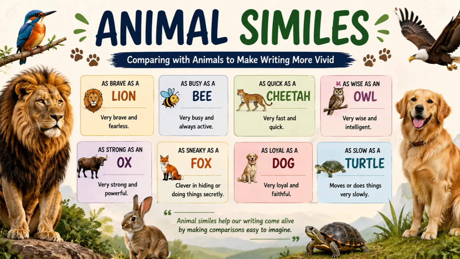animal similes