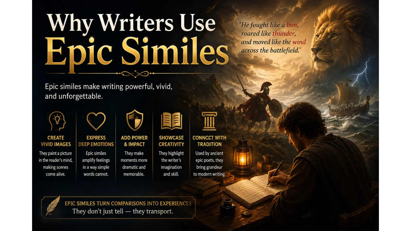 Why Writers Use Epic Similes