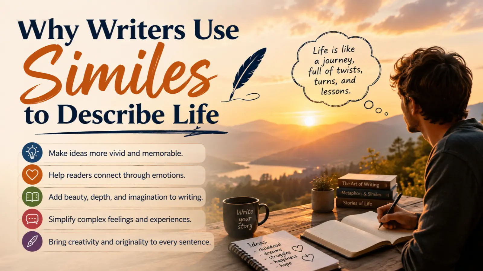 Why Writers Use Similes to Describe Life
