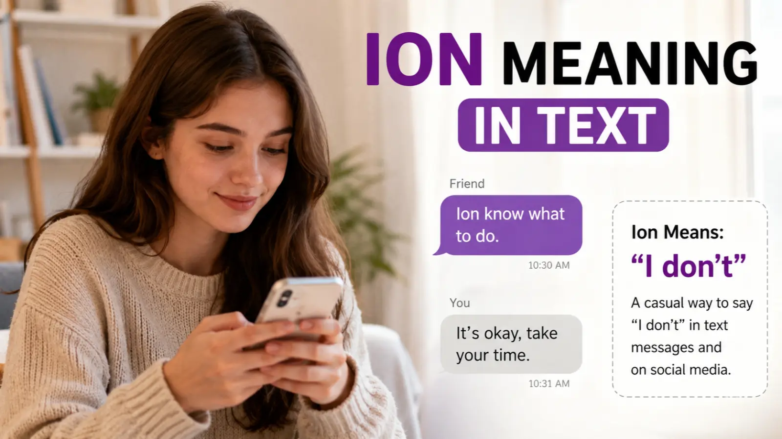 Ion Meaning in Text