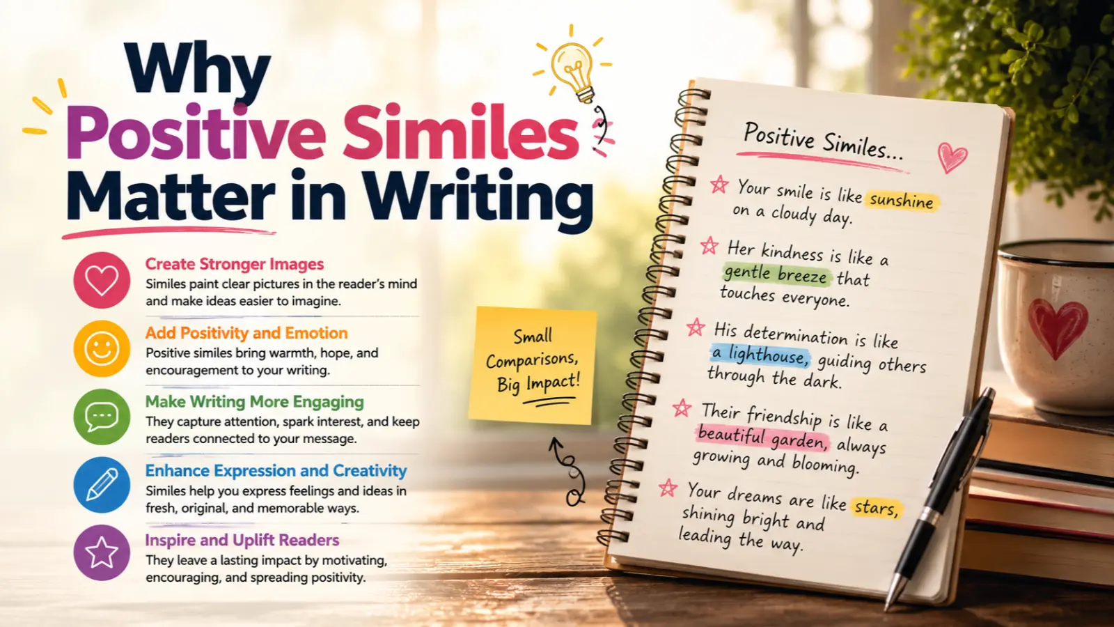 Why Positive Similes Matter in Writing
