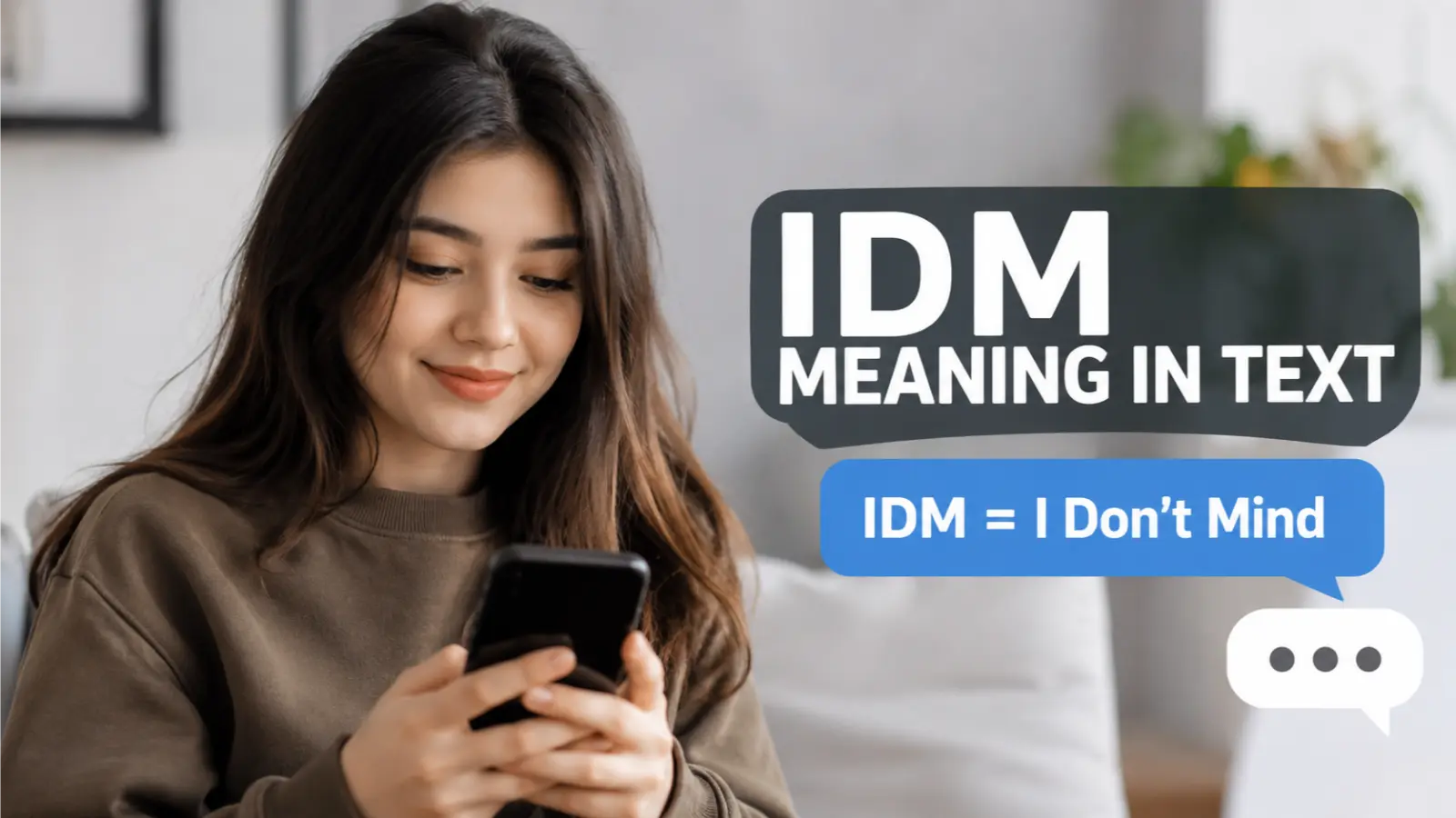 IDM Meaning in Text