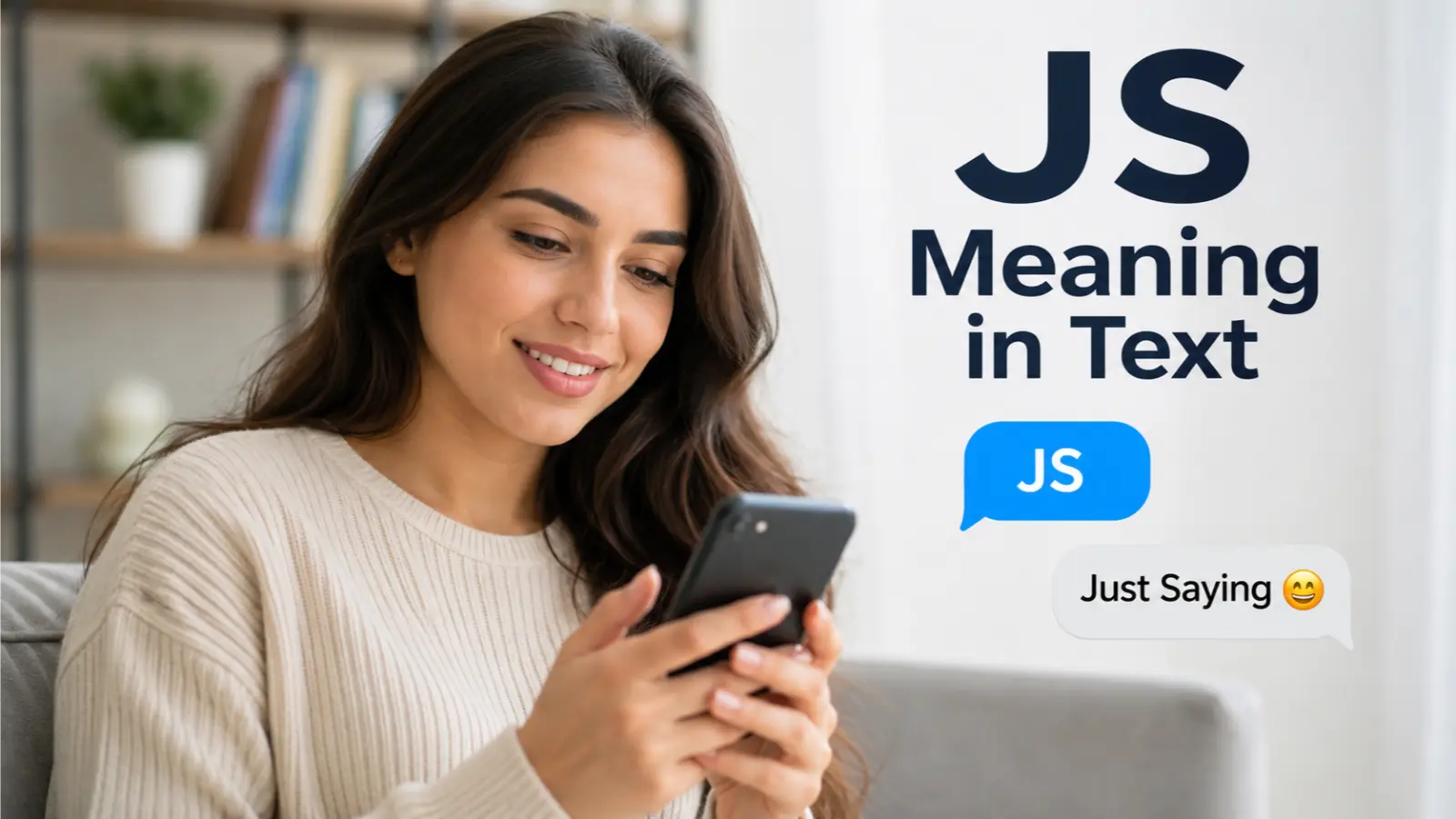 JS Meaning in Text