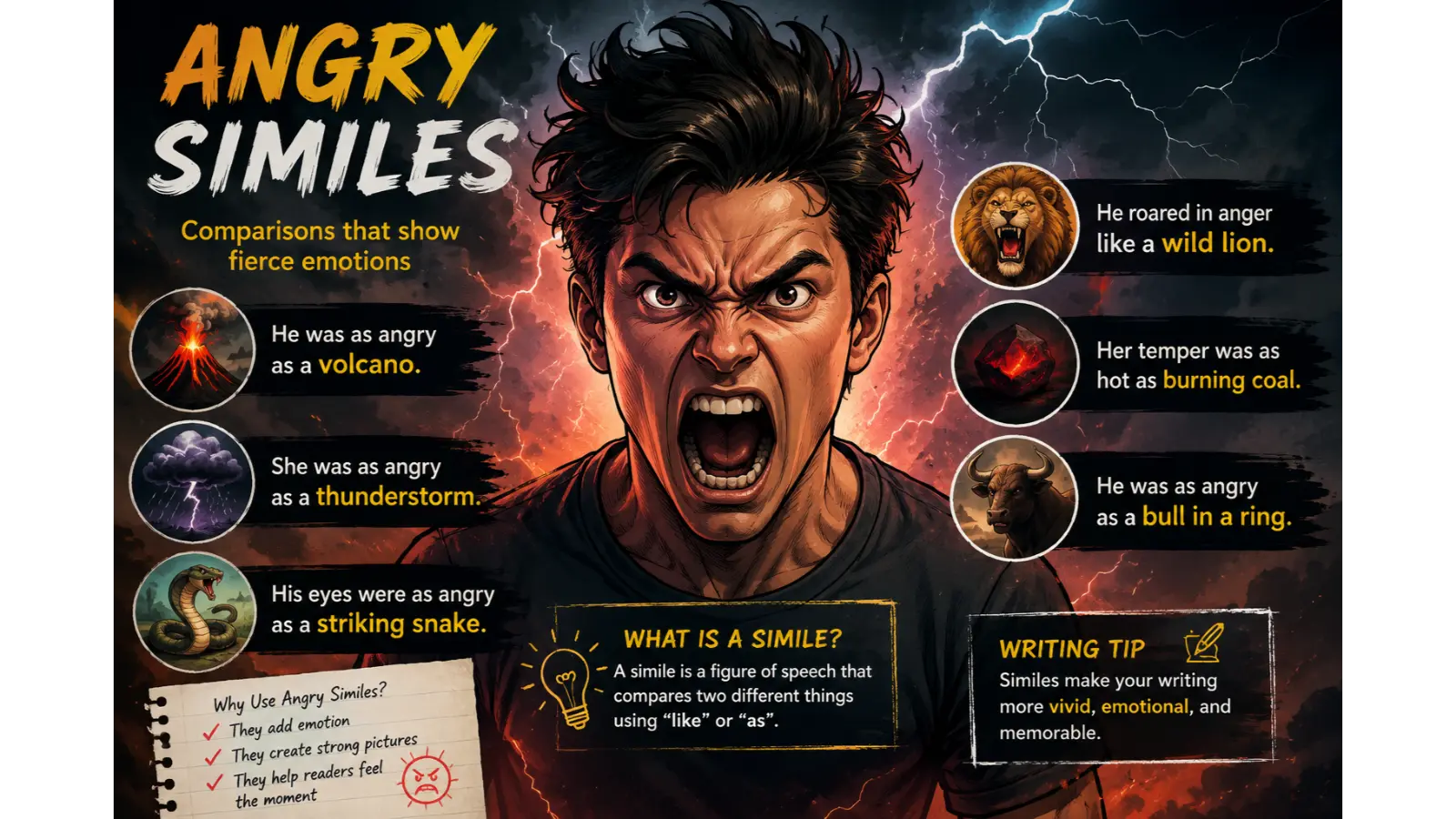 angry similes