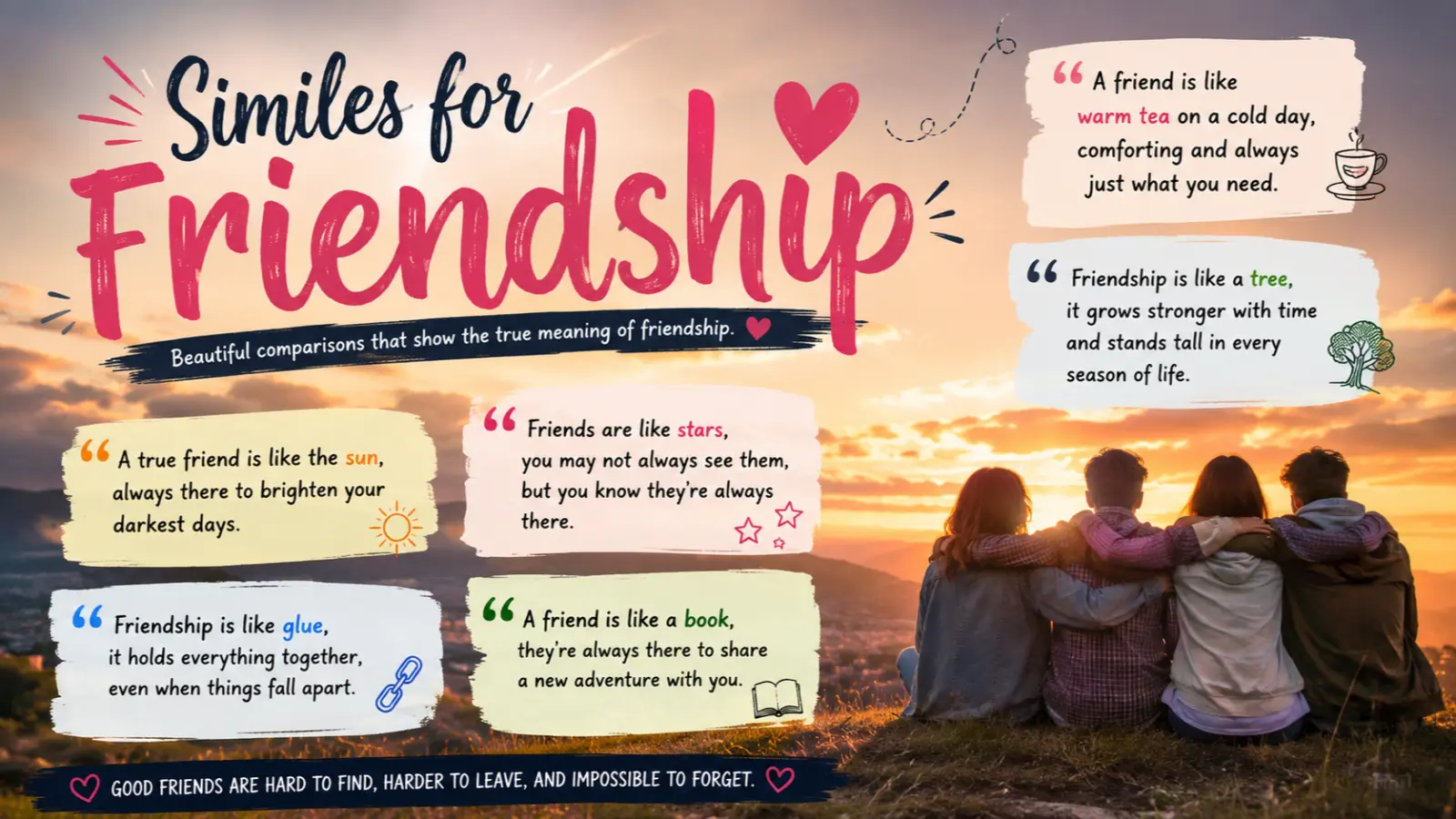 Why Writers Use Similes to Describe Friendship