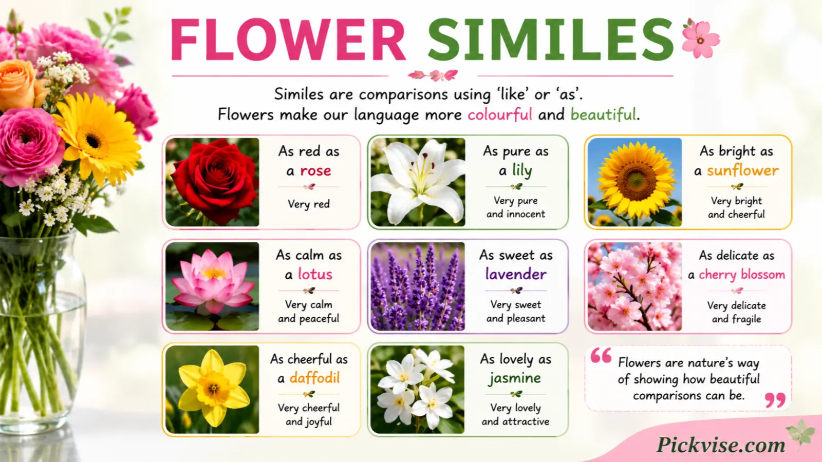 flower similes