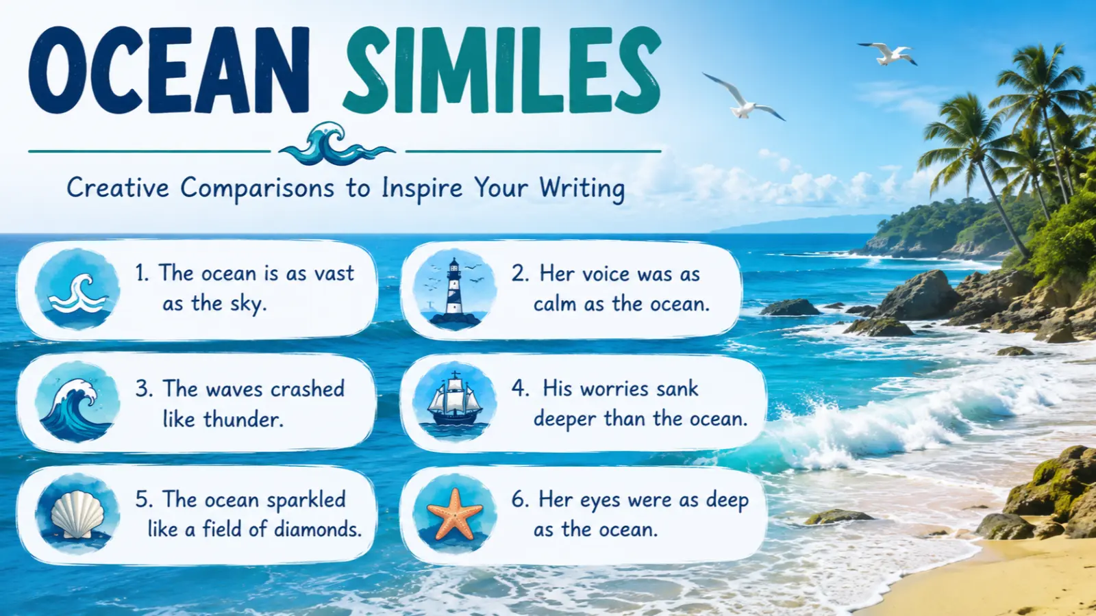 ocean similes