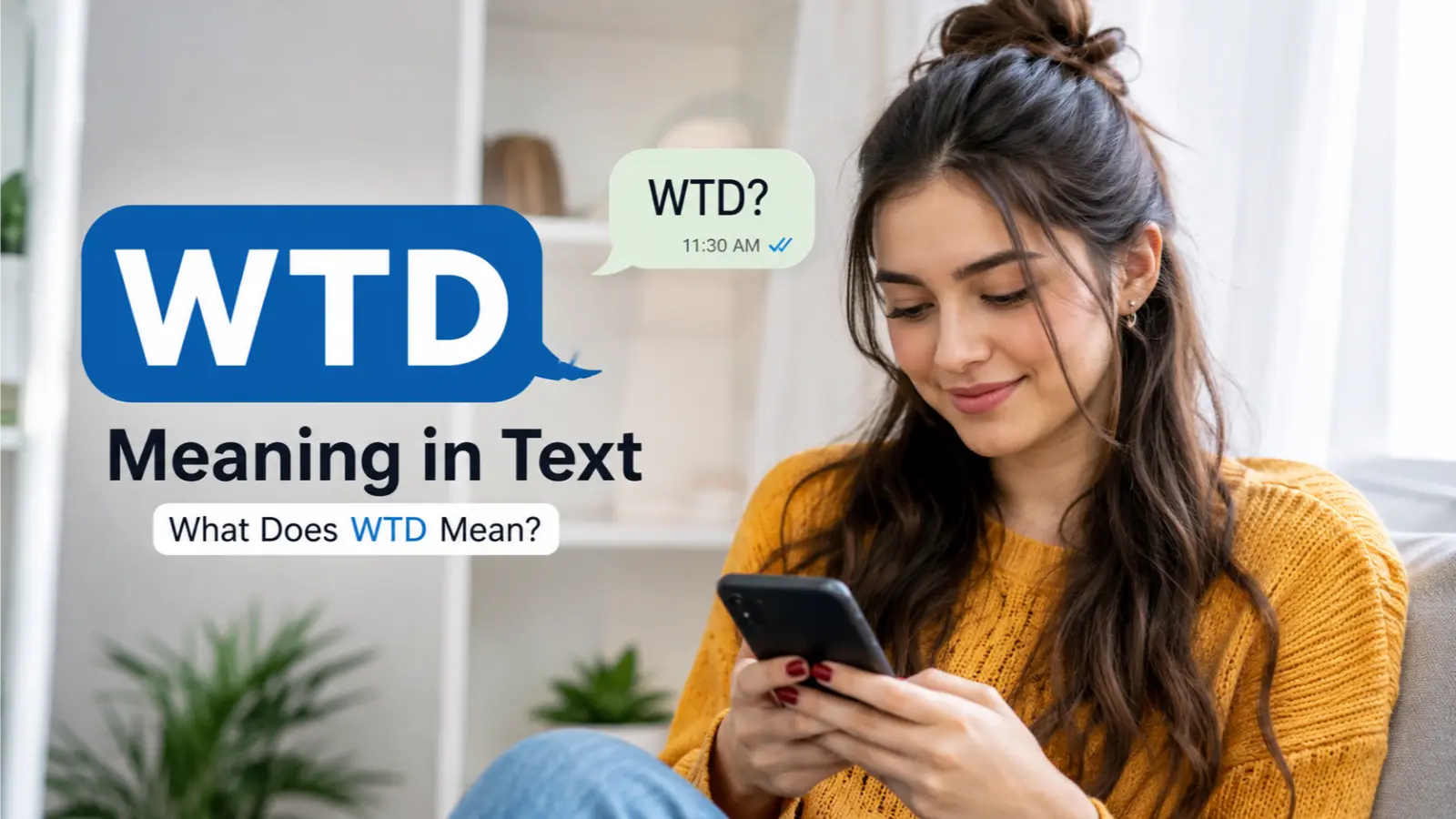 WTD Meaning in Text