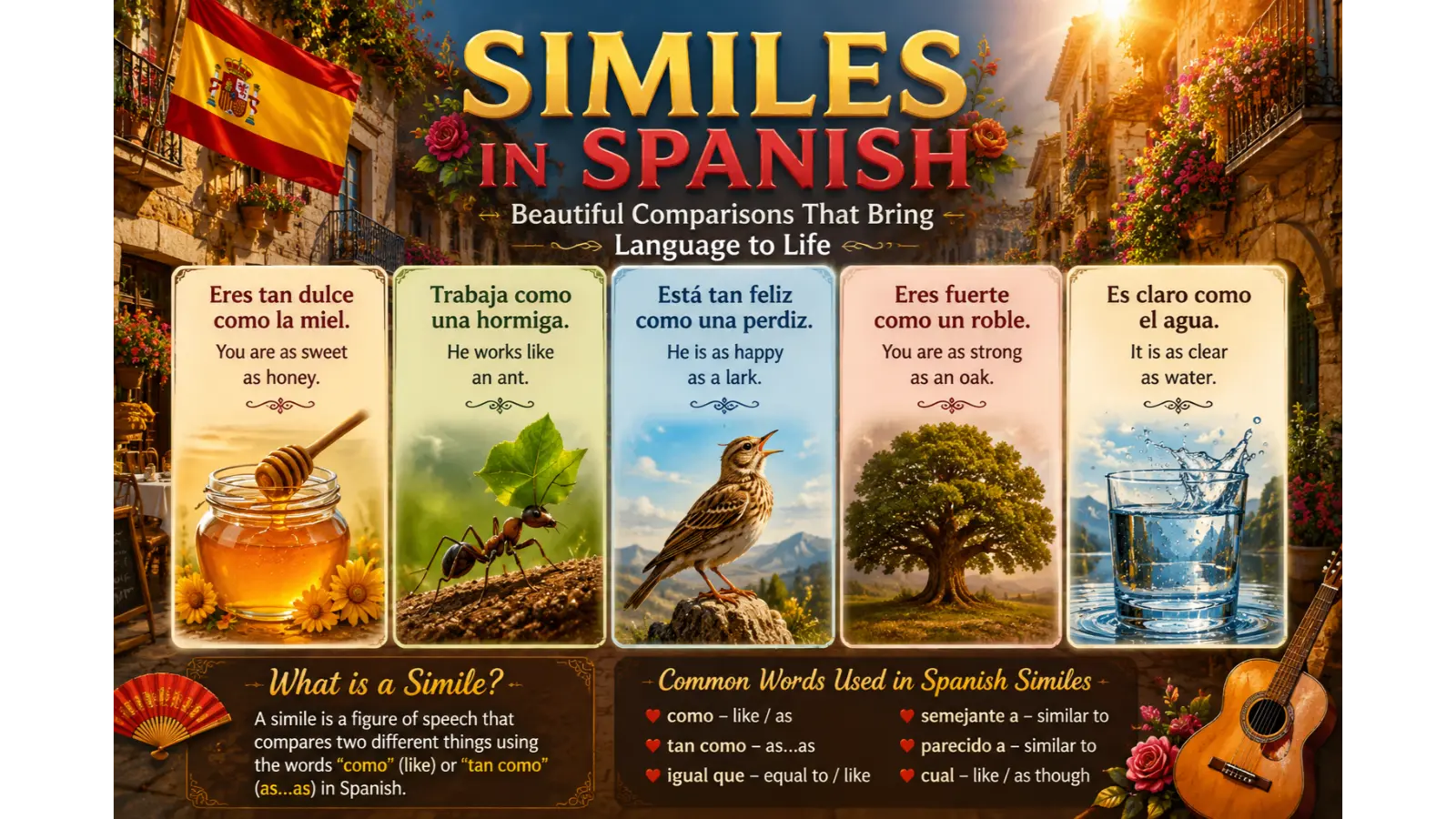 similes in spanish