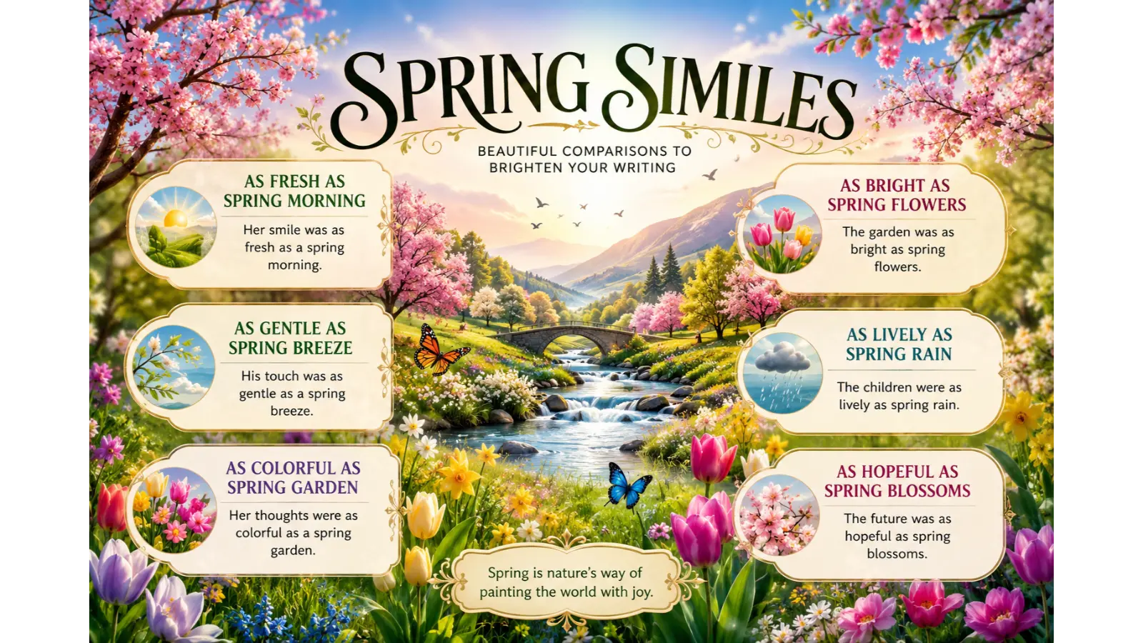 spring similes