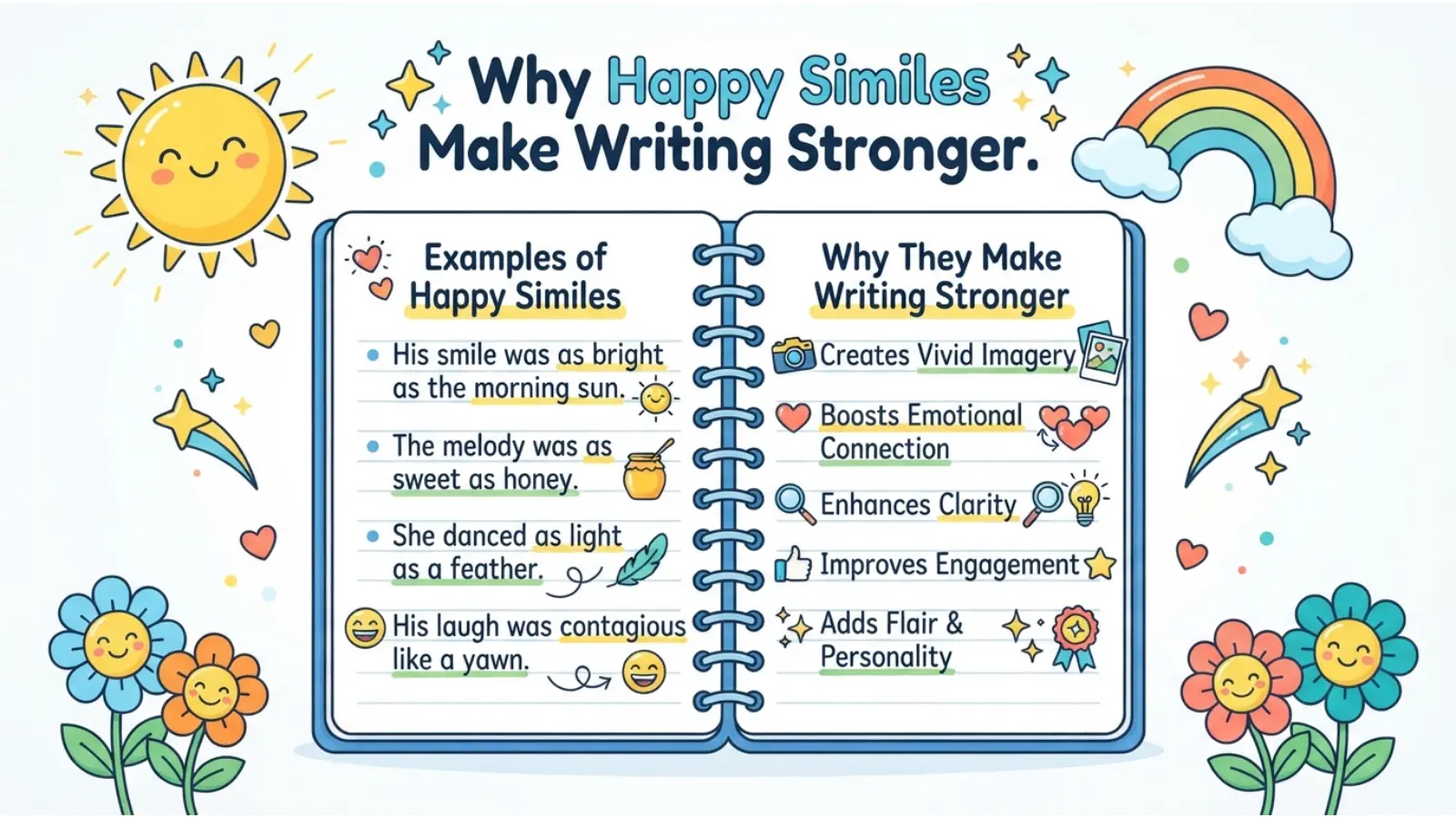 Why Happy Similes Make Writing Stronger