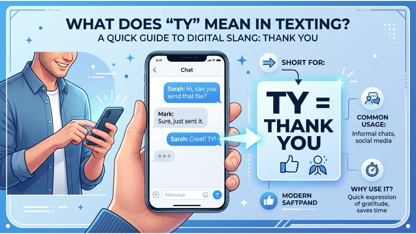 TY Meaning in Text
