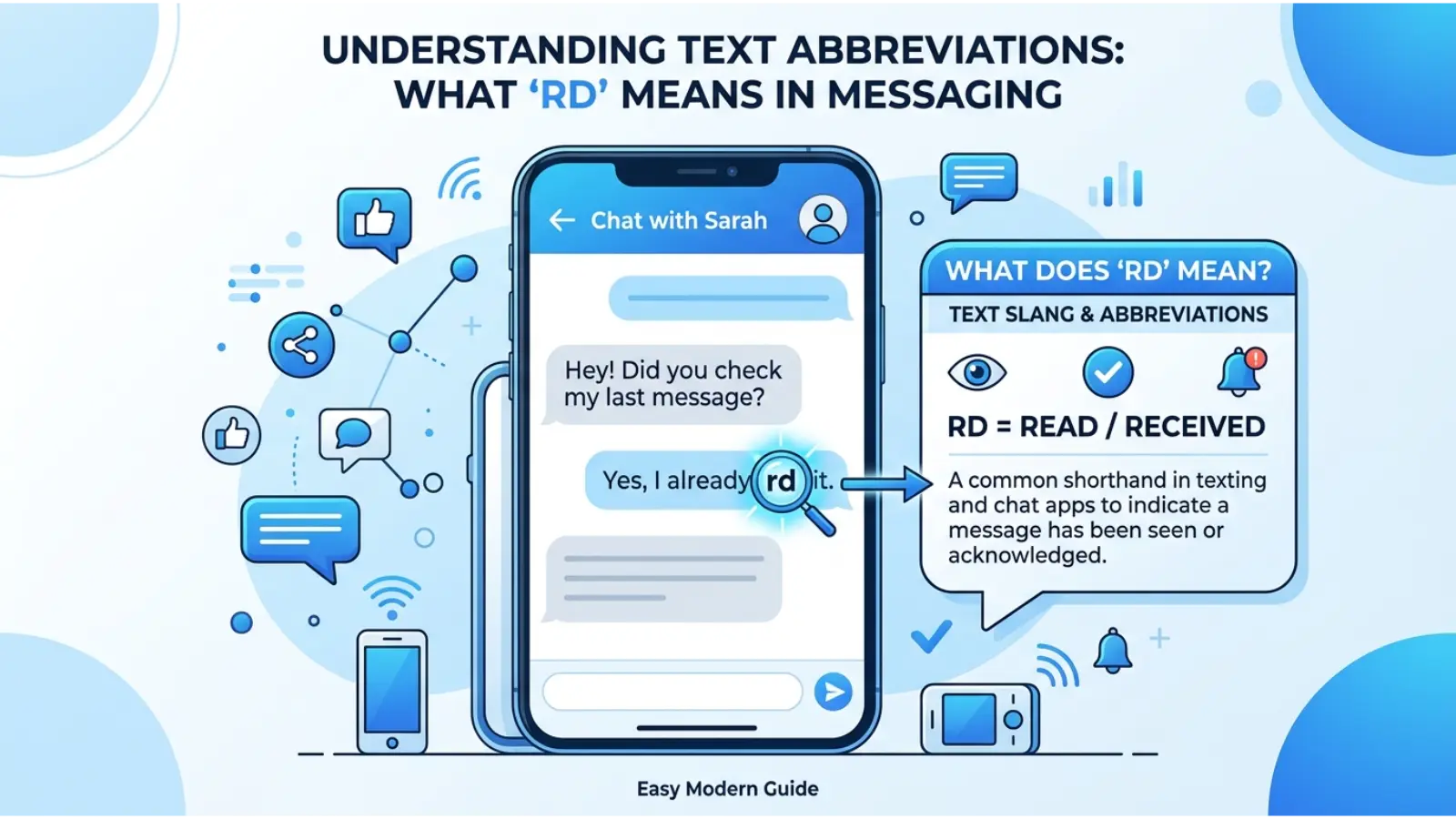 Rd Meaning in Text