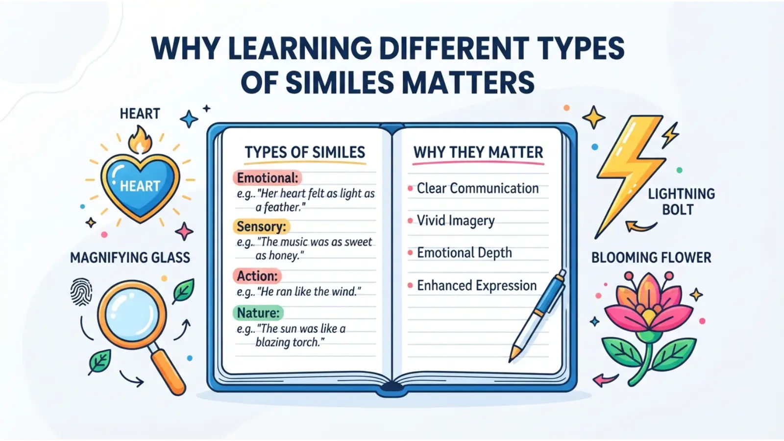 Why Learning Different Types of Similes Matters