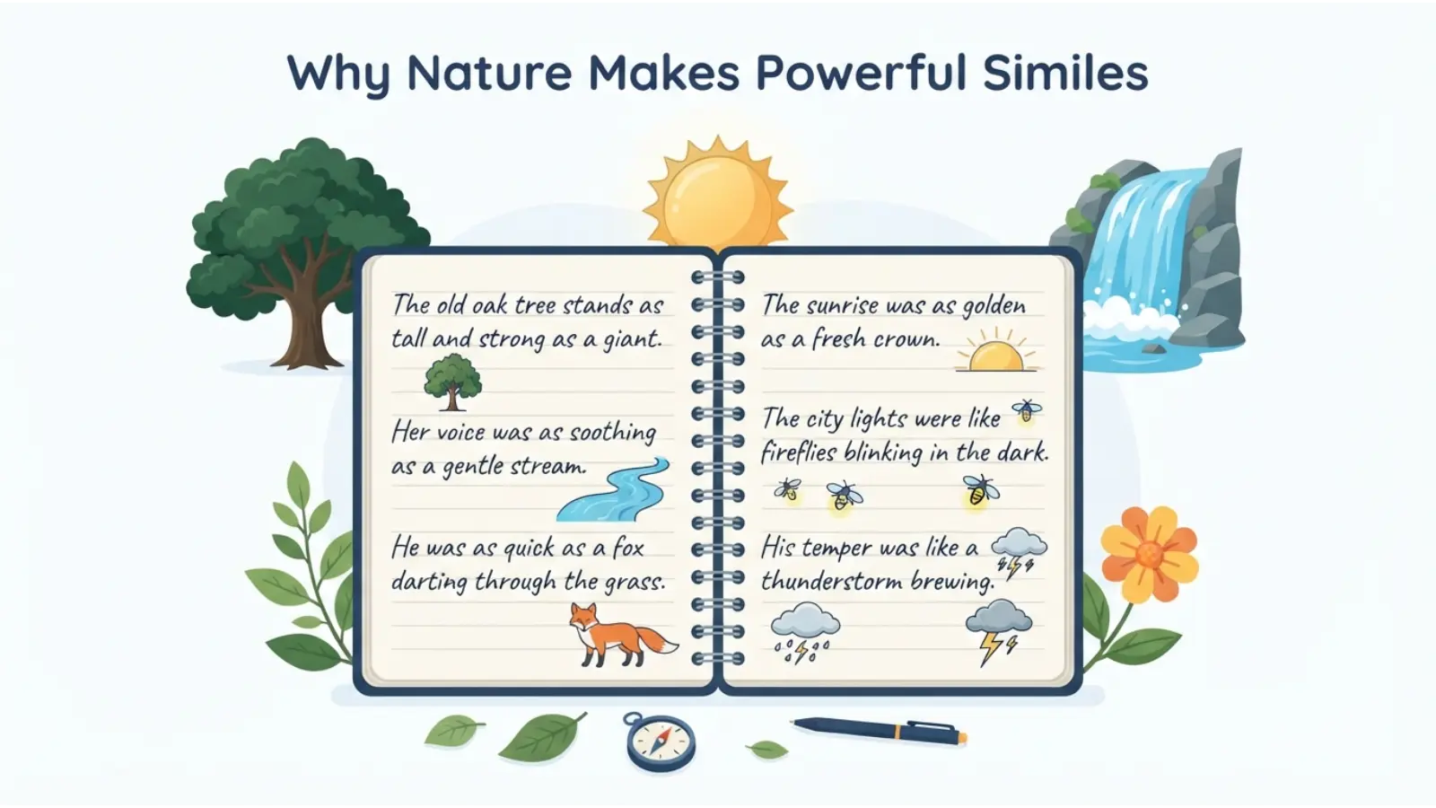Why Nature Makes Powerful Similes