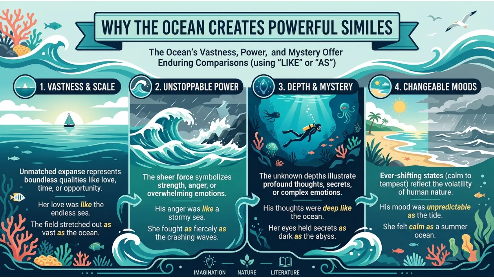 Why the Ocean Creates Powerful Similes