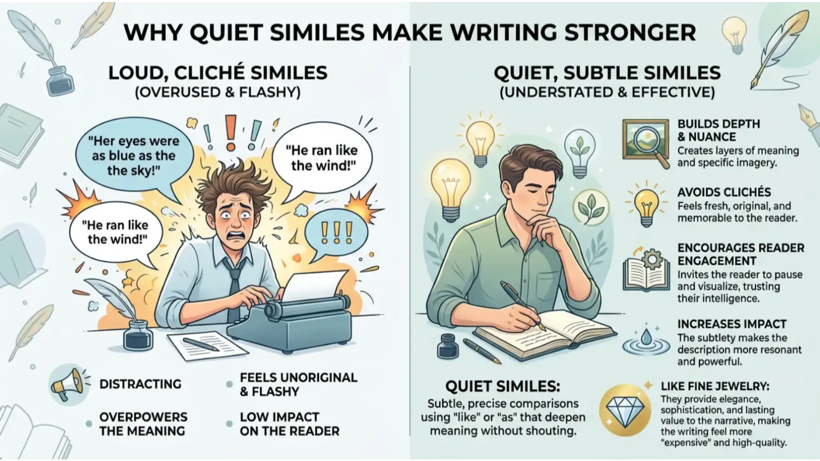Why Quiet Similes Make Writing Stronger