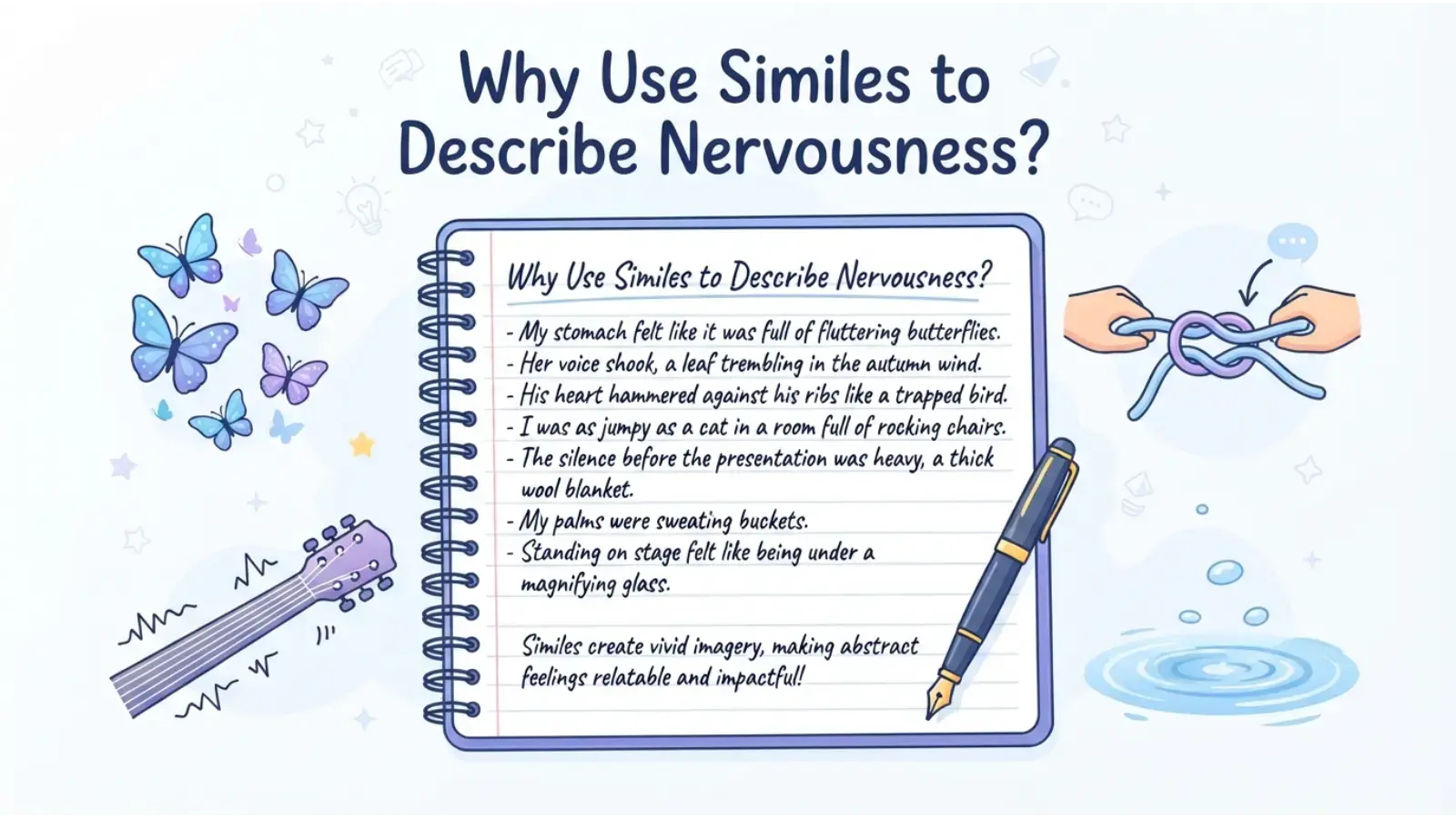 Why Use Similes to Describe Nervousness?