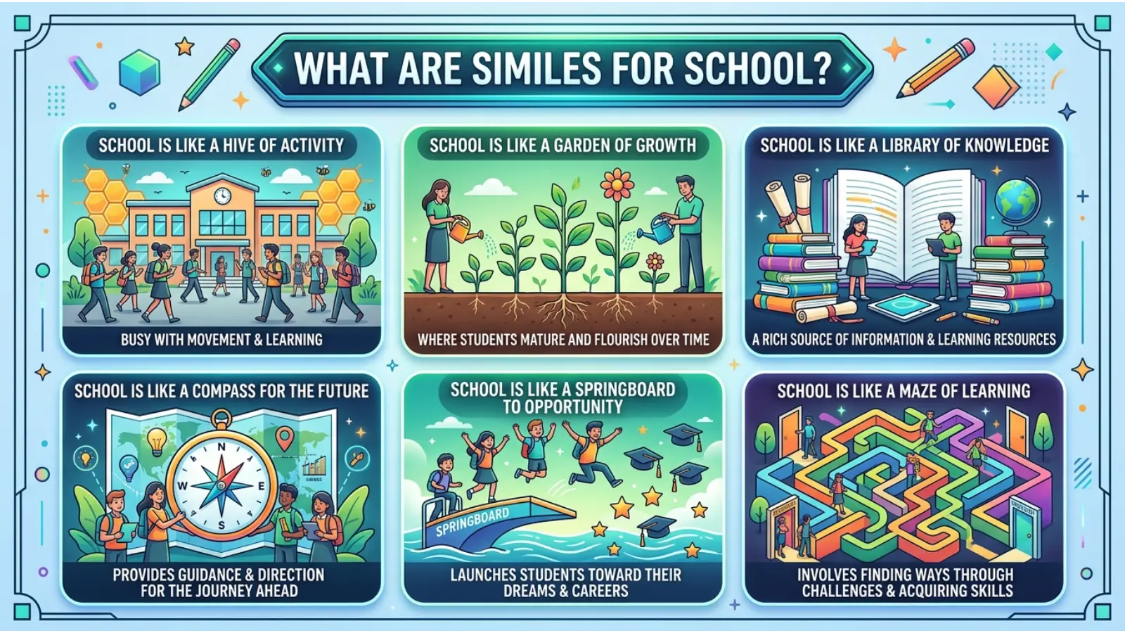 What Are Similes for School?