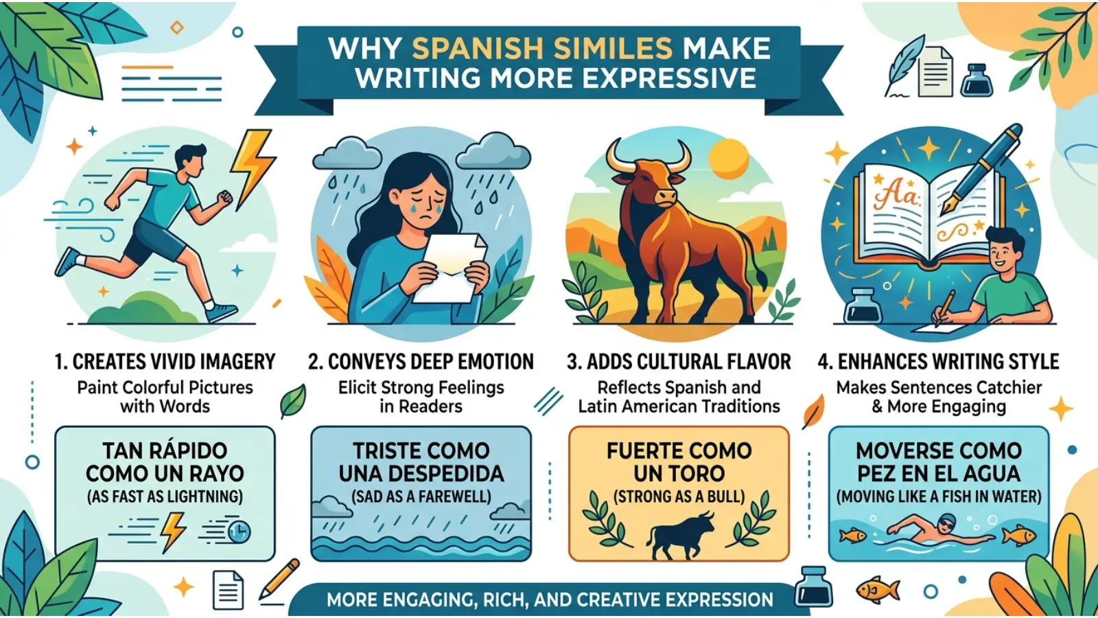 Why Spanish Similes Make Writing More Expressive