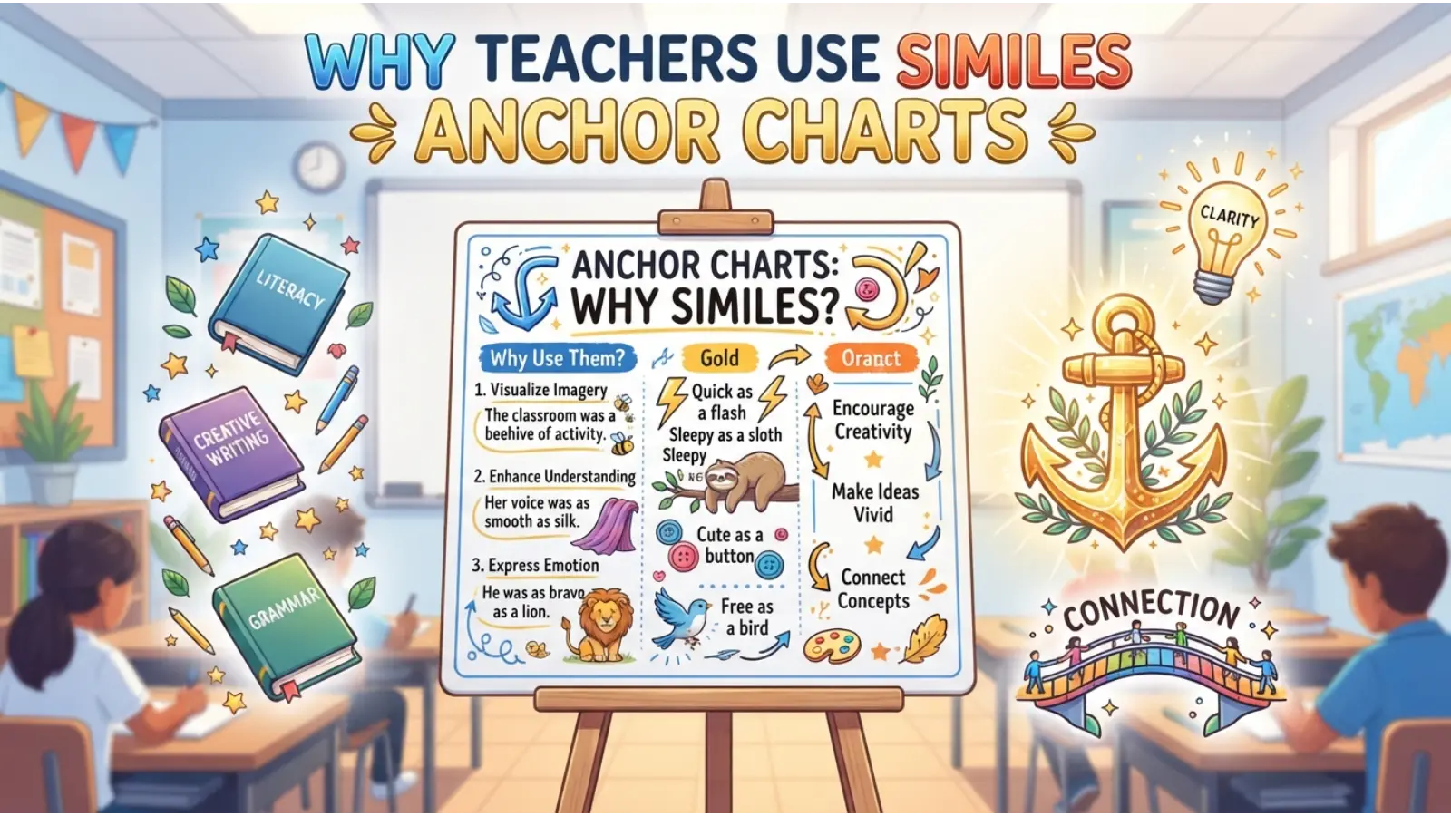 Why Teachers Use Similes Anchor Charts
