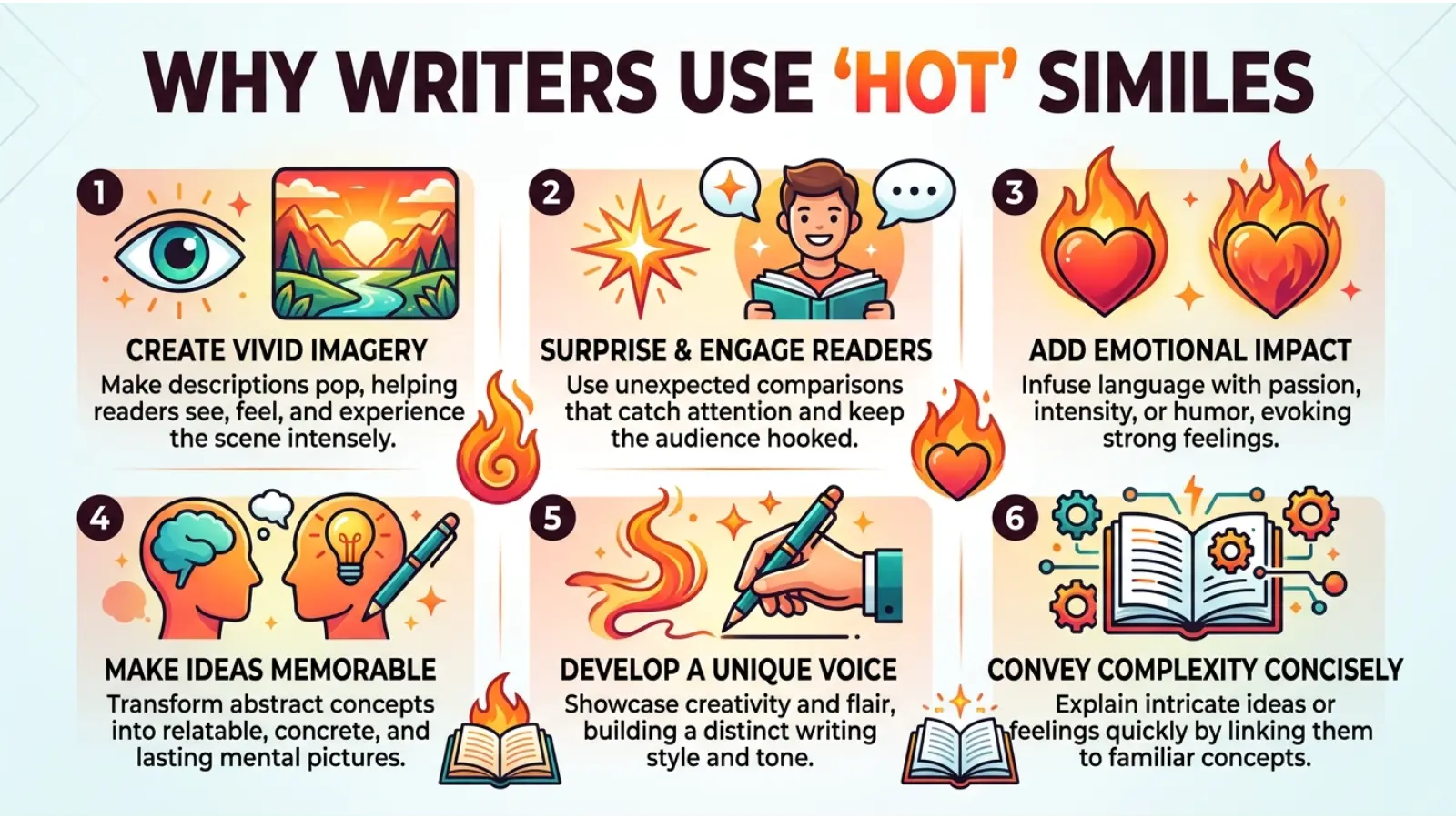 Why Writers Use Hot Similes