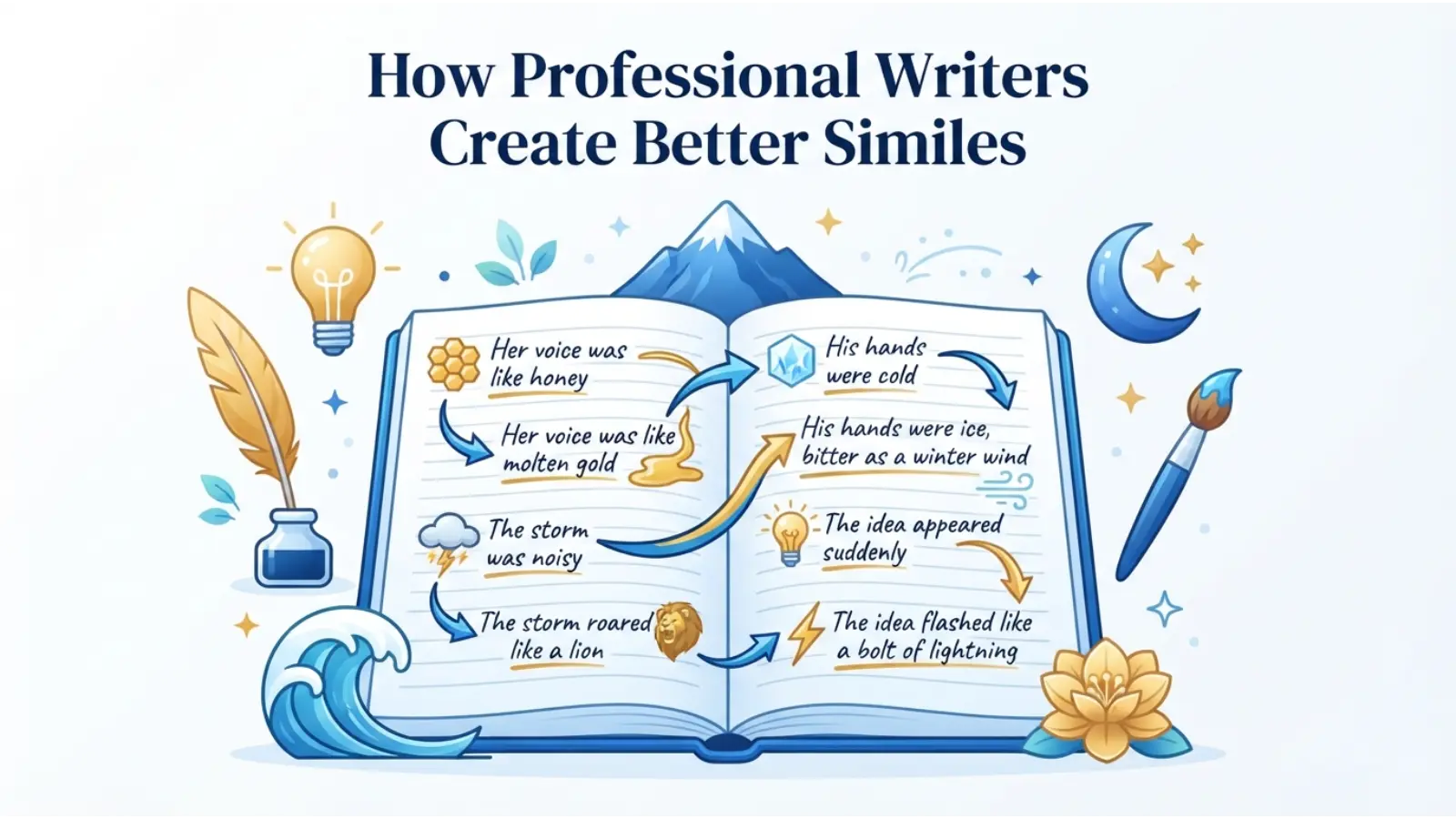 How Professional Writers Create Better Similes