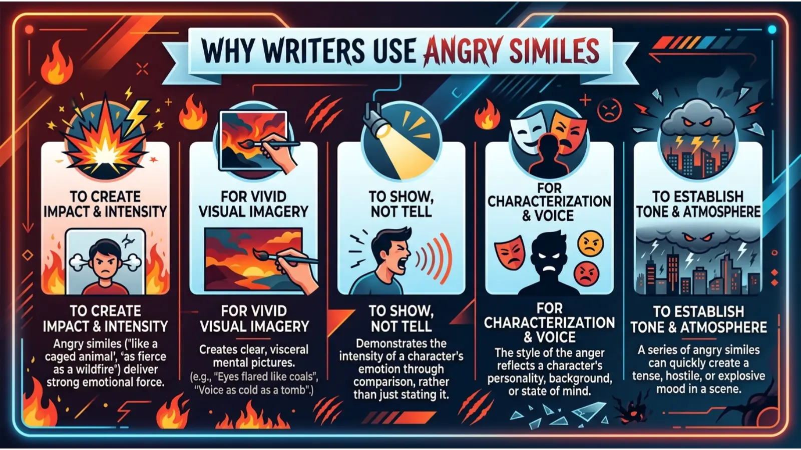 Why Writers Use Angry Similes