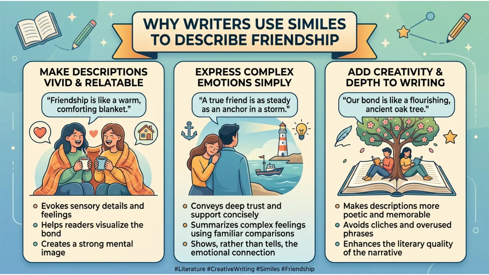 Why Writers Use Similes to Describe Friendship