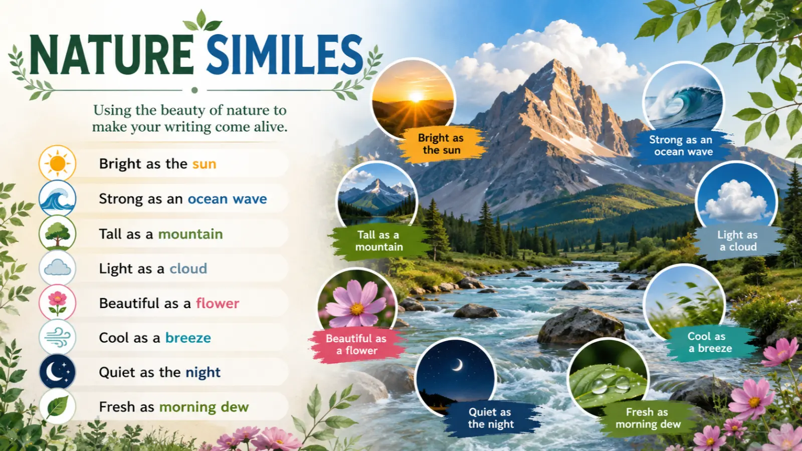 Nature Similes