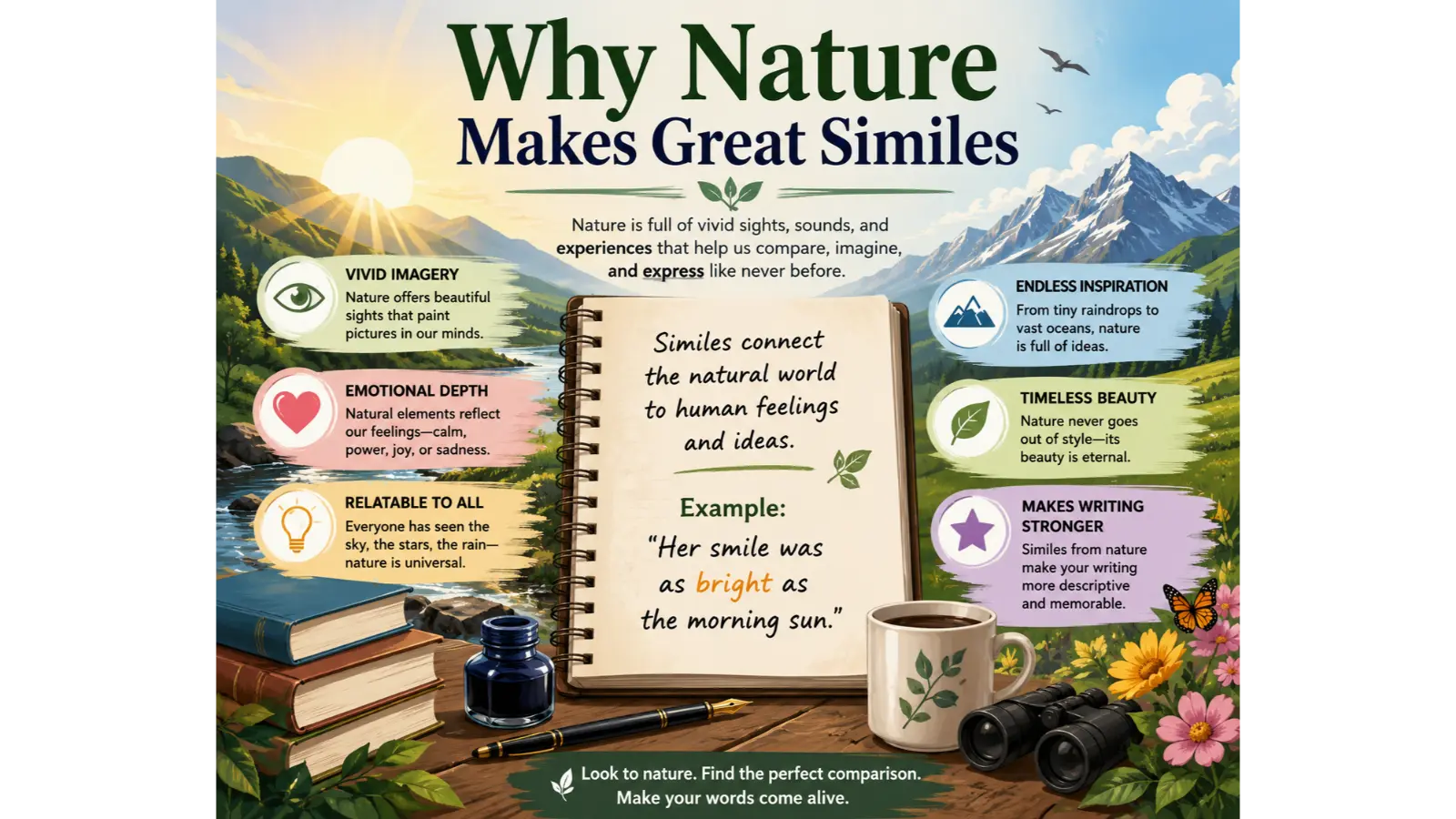 Why Nature Makes Great Similes