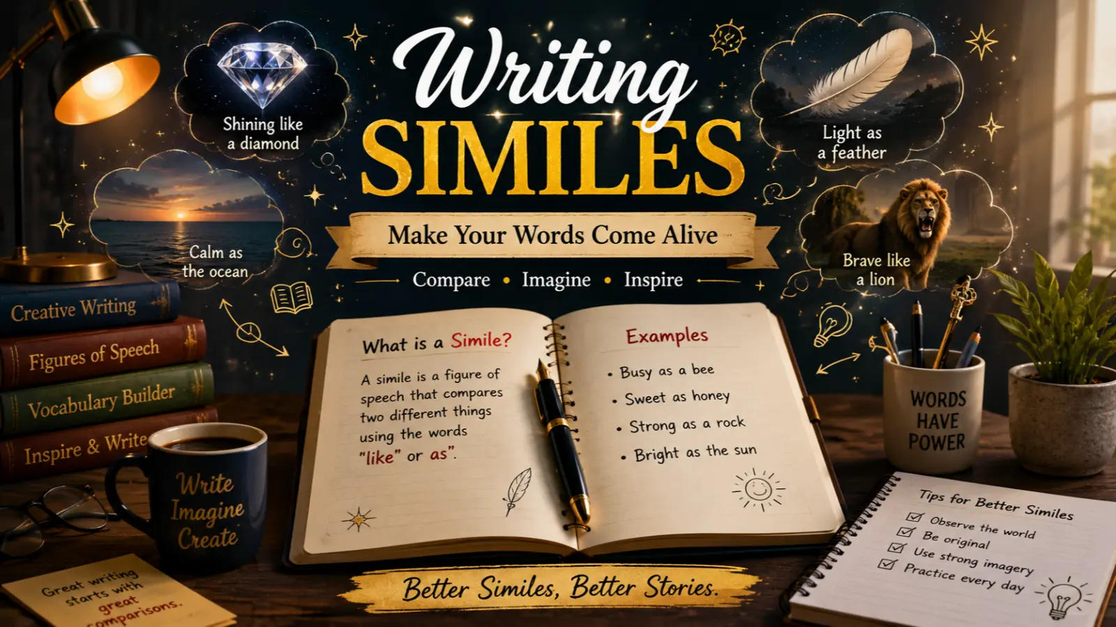 writing similes