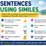 Sentences Using Similes