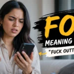FOH Meaning Slang